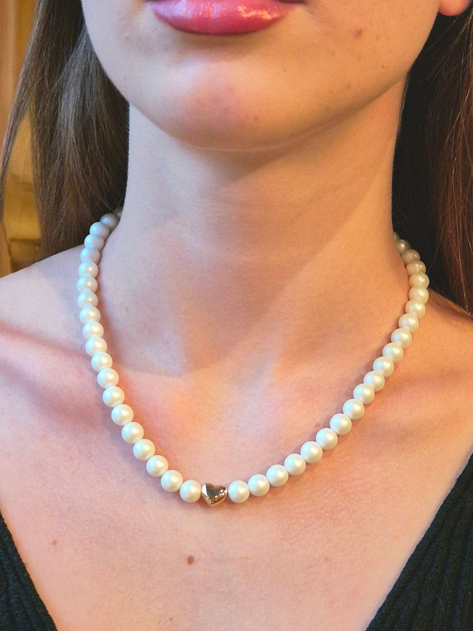Collana Cuore di Perle